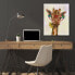 Giraffe and Flower Glasses 3 Gallery-Wrapped Canvas Wall Art - 16" x 20"