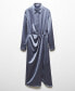 ფოტო #6 პროდუქტის Women's Satin Shirt Dress