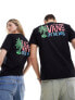 Фото #3 товара Vans palm lines back print t-shirt in black