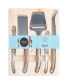 Фото #5 товара Laguiole 5 Piece Cheese Knife, Fork and Slicer Set, Mixed Metals