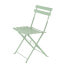 Garden chair Sira Light Green Steel 41 x 46 x 80 cm (2 Units)