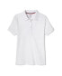 Фото #1 товара Big Girls Uniform Short Sleeve Picot Collar Interlock Polo Shirt