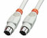 Lindy 8 Pin Mini DIN Cable 2 m - 2 m - Male/Male - Grey