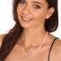 Фото #3 товара Trendy steel necklace with real river pearls JL0788