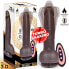 Severo Realistic Turbo Shaking Dildo Thrusting, 360º Rotation Remote Control Heat Effect