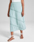 Woman's Lace-Trim Midi Skirt, Created for Macy's