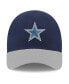 ფოტო #3 პროდუქტის Infant Boys and Girls Navy, Silver Dallas Cowboys My 1st 9TWENTY Adjustable Hat