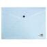 Фото #1 товара LIDERPAPEL Folder dossier brooch polypropylene DIN A4 opaque light blue 50 sheets