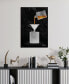 "Coco Lavish Libations" Frameless Free Floating Tempered Glass Panel Graphic Wall Art, 24" x 36" x 0.2"