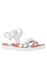 ფოტო #1 პროდუქტის Big Girls Lacey Season Fastening Strap Sandals