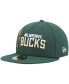 Фото #1 товара Men's Hunter Green Milwaukee Bucks Champs Trophy 59Fifty Fitted Hat
