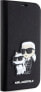 Karl Lagerfeld Etui Karl Lagerfeld KLBKP14SSANKCPK Apple iPhone 14 bookcase czarny/black Saffiano Karl & Choupette