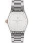ფოტო #3 პროდუქტის Men's Swiss Automatic Highlife COSC Two-Tone Stainless Steel Bracelet Watch 41mm