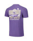 Men's and Women's Purple TCU Horned Frogs Hyper Local Welcome to Campus T-Shirt