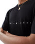 Jack & Jones t-shirt with central logo in black