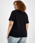 Фото #2 товара Trendy Plus Size David Bowie Short-Sleeve T-Shirt