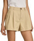 Фото #1 товара Women's Rumpled Wide-Leg Chino Shorts