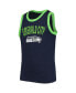 Big Boys College Navy Seattle Seahawks Striker Tank Top