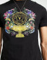 Фото #3 товара Versace Jeans Couture v emblem garden t-shirt in black