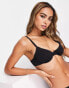 Фото #4 товара ASOS DESIGN cotton underwired bra in black