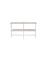 Фото #4 товара Brecon Sofa Table, White Oak &Chrome