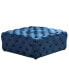 Kelly Square Transitional Fabric Ottoman