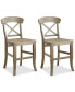 Фото #1 товара Counter Stool, 2-Pc. Set (2 Counter Stools)