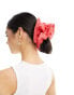 Фото #2 товара My Accessories oversized broderie scrunchie in red