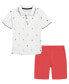 Фото #1 товара Костюм Nautica Baby Printed Polo Shirt & Twill
