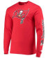 Фото #3 товара Men's Red Tampa Bay Buccaneers Halftime Long Sleeve T-shirt