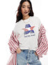 Фото #1 товара Tommy Jeans Graphic T-Shirt in White