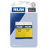 Фото #1 товара MILAN Blister Pack 2 Nata® Erasers With Carton Sleeve
