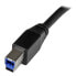 Фото #5 товара StarTech.com Active USB 3.0 USB-A to USB-B Cable - M/M - 10m (30ft) - 10 m - USB A - USB B - USB 3.2 Gen 1 (3.1 Gen 1) - Male/Male - Black