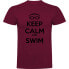 ფოტო #1 პროდუქტის KRUSKIS Keep Calm And Swim short sleeve T-shirt