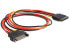 Delock 0.5m SATA - 0.5 m - SATA 15-pin - SATA 15-pin - Male - Female - Multicolour - фото #2