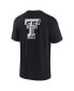 ფოტო #2 პროდუქტის Men's and Women's Black Texas Tech Red Raiders Super Soft Short Sleeve T-shirt