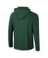 ფოტო #2 პროდუქტის Men's Green Michigan State Spartans Cloud Jersey Raglan Long Sleeve Hoodie T-shirt