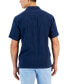 ფოტო #2 პროდუქტის Men's Al Fresco Tropics Silk Short-Sleeve Shirt