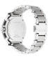 ფოტო #3 პროდუქტის Men's Swiss Chronograph Stainless Steel Bracelet Watch 44mm