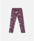 ფოტო #1 პროდუქტის Toddler Girls Jersey Leggings Mauve Printed Cats - Toddler|Child