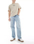 Фото #3 товара Hollister baggy fit jeans in light wash blue