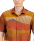 Men's Terrain Short Sleeve Button Front Shirt, Created for Macy's