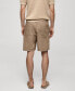 Фото #8 товара Men's Drawstring Bermuda Shorts