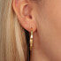 Фото #6 товара Gold-plated round earrings Creole SAUP09