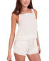 Фото #1 товара Bella Dahl Fray Hem Tie Back Linen Tank Women's