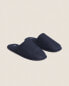 Фото #3 товара Linen slippers with topstitching