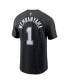Фото #2 товара Men's Victor Wembanyama Black San Antonio Spurs 2023 NBA Draft First Round Pick Name and Number T-shirt