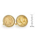 Gold-Layered Buffalo Nickel Rope Bezel Coin Cuff Links