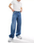 Фото #3 товара Calvin Klein Jeans loose straight jeans in dark wash