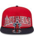 Фото #2 товара Men's Red Los Angeles Angels Speed Golfer Trucker Snapback Hat